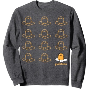 image:imageGudetama the Lazy Egg Real SweatshirtDark Heather Grey