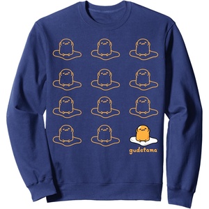 image:imageGudetama the Lazy Egg Real SweatshirtNavy Blue