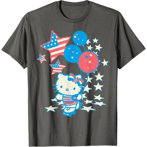 image:imageHello Kitty American Star Tee Shirt TShirtAsphalt Grey