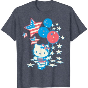 image:imageHello Kitty American Star Tee Shirt TShirtHeather Blue