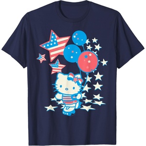 image:imageHello Kitty American Star Tee Shirt TShirtNavy Blue