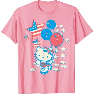 image:imageHello Kitty American Star Tee Shirt TShirtPink