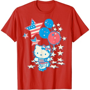 image:imageHello Kitty American Star Tee Shirt TShirtRed