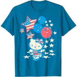 image:imageHello Kitty American Star Tee Shirt TShirtSapphire Blue