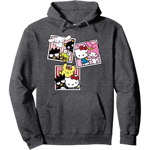 image:imageHello Kitty And Friends Photo Booth Fun Pullover HoodieDark Heather Grey