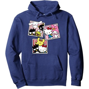 image:imageHello Kitty And Friends Photo Booth Fun Pullover HoodieNavy Blue