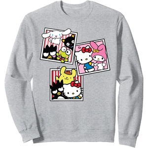 image:imageHello Kitty And Friends Photo Booth Fun SweatshirtHeather Grey