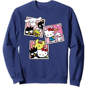 image:imageHello Kitty And Friends Photo Booth Fun SweatshirtNavy Blue