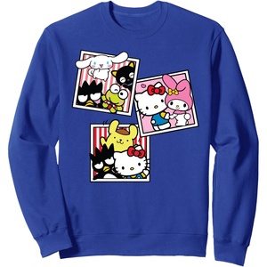 image:imageHello Kitty And Friends Photo Booth Fun SweatshirtRoyal Blue