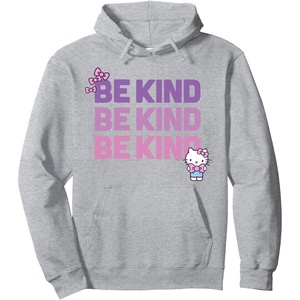 image:imageHello Kitty Be Kind Pullover HoodieHeather Grey