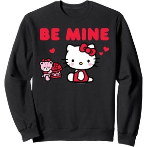 image:imageHello Kitty Be Mine Chocolates Valentines SweatshirtBlack