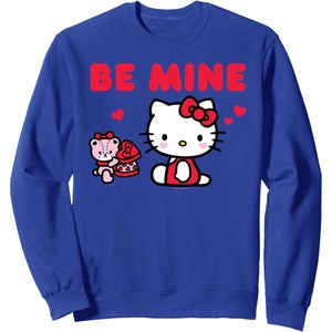 image:imageHello Kitty Be Mine Chocolates Valentines SweatshirtRoyal Blue