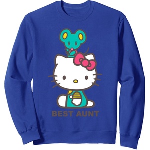image:imageHello Kitty Best Aunt Sweatshirt SweatshirtRoyal Blue