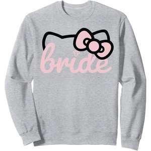 image:imageHello Kitty Bride Bridal Wedding SweatshirtHeather Grey