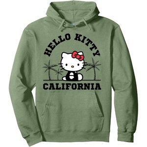 image:imageHello Kitty California Palm Trees Hoodie Pullover HoodieSage Green