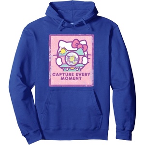 image:imageHello Kitty Capture Every Moment Instant Camera Photo Pullover HoodieRoyal Blue