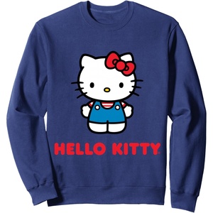 image:imageHello Kitty Character Front and Back Sweatshirt SmallNavy Blue