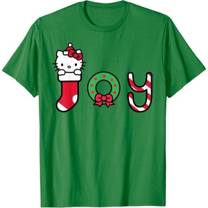 image:imageHello Kitty Christmas Joy Tee Shirt TShirtKelly Green