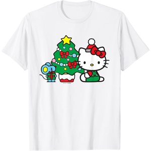 image:imageHello Kitty Christmas Tree Tee Shirt TShirtWhite