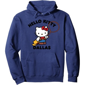 image:imageHello Kitty Dallas Texas Pullover HoodieNavy Blue