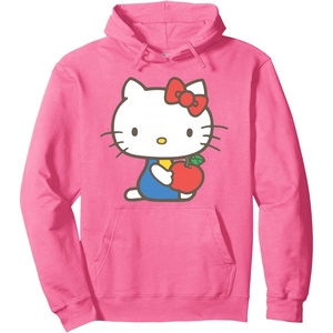 image:imageHello Kitty Distressed Retro Apple Hoodie Pullover HoodieBright Pink