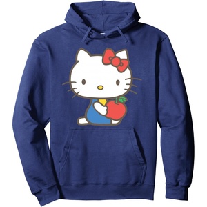 image:imageHello Kitty Distressed Retro Apple Hoodie Pullover HoodieNavy Blue