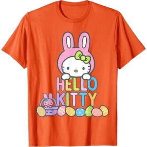 image:imageHello Kitty Easter Bunny Logo Tee Shirt TShirtOrange