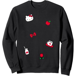image:imageHello Kitty Favorite Things Patches Long Sleeve SweatshirtBlack