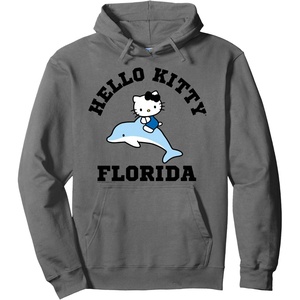 image:imageHello Kitty Florida Dolphin Hoodie Pullover HoodieAsphalt Grey