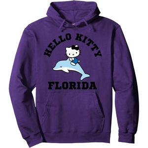 image:imageHello Kitty Florida Dolphin Hoodie Pullover HoodiePurple