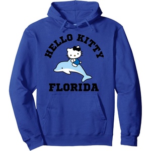 image:imageHello Kitty Florida Dolphin Hoodie Pullover HoodieRoyal Blue