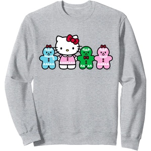 image:imageHello Kitty Gingerbread Friends Sweatshirt SweatshirtHeather Grey
