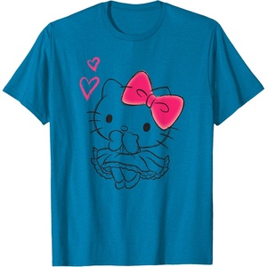 image:imageHello Kitty Girly Hearts Tee Shirt TShirtSapphire Blue
