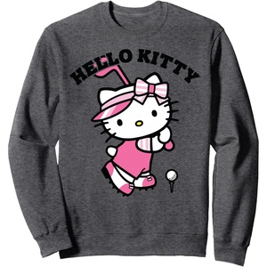 image:imageHello Kitty Golf SweatshirtDark Heather Grey