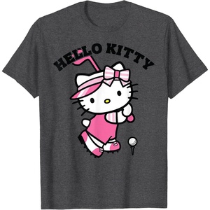 image:imageHello Kitty Golf TShirtDark Heather Grey