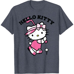 image:imageHello Kitty Golf TShirtHeather Blue
