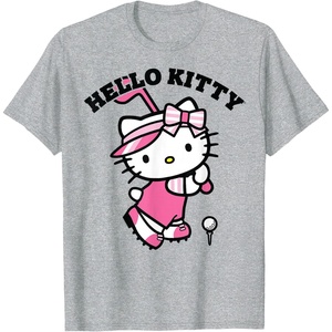 image:imageHello Kitty Golf TShirtHeather Grey