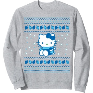 image:imageHello Kitty Hannukah Sweatshirt SweatshirtHeather Grey