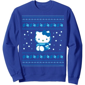 image:imageHello Kitty Hannukah Sweatshirt SweatshirtRoyal Blue