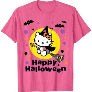 image:imageHello Kitty Happy Halloween Tee Shirt TShirtPink Heather
