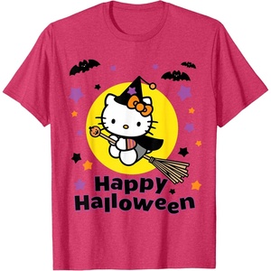 image:imageHello Kitty Happy Halloween Tee Shirt TShirtRed Heather