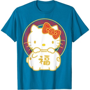 image:imageHello Kitty Happy Lunar New Year Year of The Pig Tee Shirt TShirtSapphire Blue