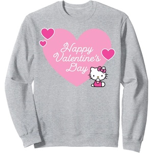 image:imageHello Kitty Happy Valentines Day SweatshirtHeather Grey