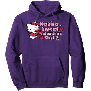image:imageHello Kitty Have A Sweet Valentines Day Pullover HoodiePurple