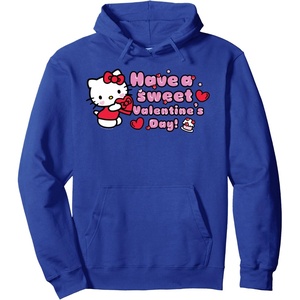 image:imageHello Kitty Have A Sweet Valentines Day Pullover HoodieRoyal Blue