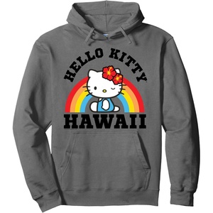 image:imageHello Kitty Hawaii Rainbow Hoodie Pullover HoodieAsphalt Grey
