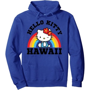image:imageHello Kitty Hawaii Rainbow Hoodie Pullover HoodieRoyal Blue