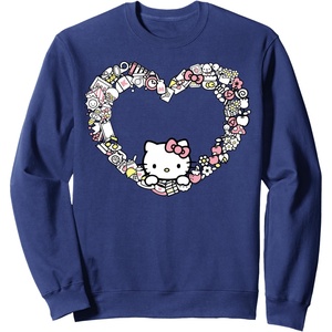 image:imageHello Kitty Heart Favorite Things SweatshirtNavy Blue