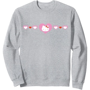 image:imageHello Kitty Hearts SweatshirtHeather Grey