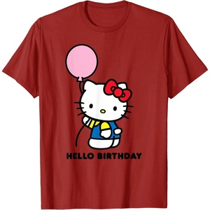 image:imageHello Kitty Hello Birthday TShirtCranberry Red